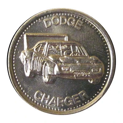 Token - Shell's Hot Wheels Coin Game Dodge Charger ND front