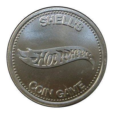 Token - Shell's Hot Wheels Coin Game Mercury Cyclone ND back