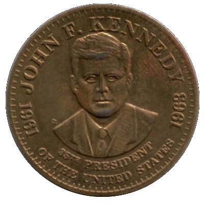 Token - Shell's Presidential Coin Game John F. Kennedy ND front