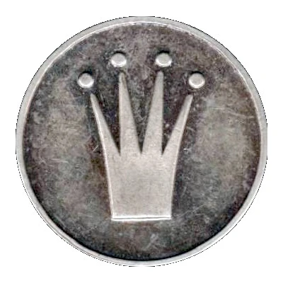 Token Silver Crown front