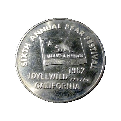 Token - Sixth Annual Bear Festival Idyllwild, California front