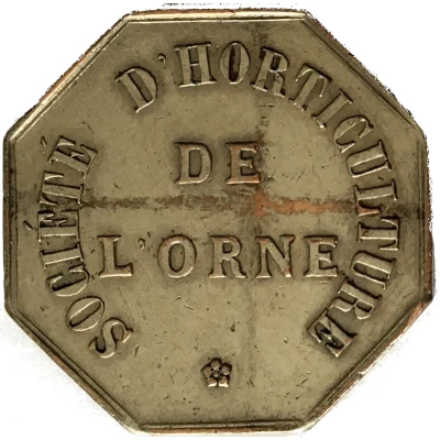 Token - Société d’horticulture de l’Orne (Type 2) ND back