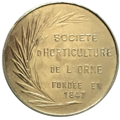 Token - Société d’horticulture de l’Orne ND back