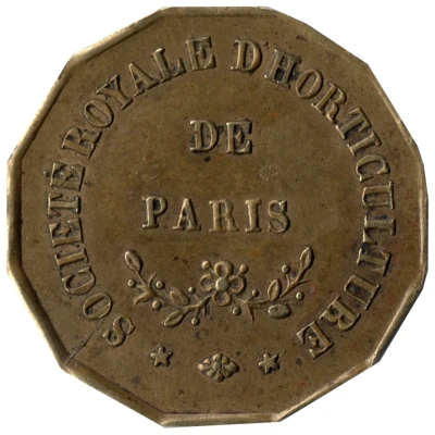 Token - Société royale d'horticulture Paris ND front