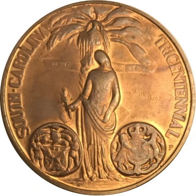 Token - South Carolina Tricentennial ND front