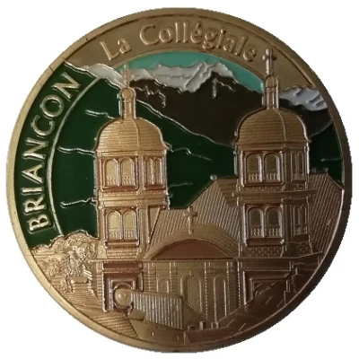 Token - Souvenirs et Patrimoine Briançon - La collégiale ND front
