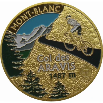 Token - Souvenirs et Patrimoine Col des Aravis; Gold color ND back