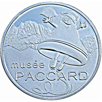 Token - Souvenirs et Patrimoine Musée Paccard; Silver color ND front