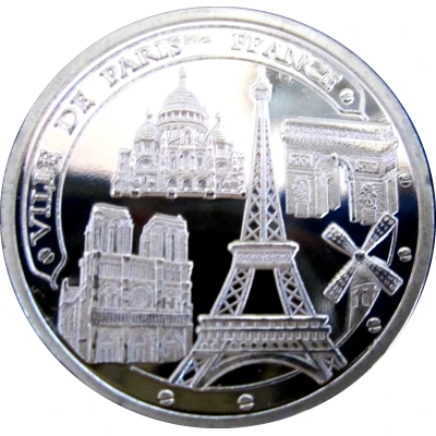 Token - Souvenirs et Patrimoine Ville de Paris - 5 monuments ND front