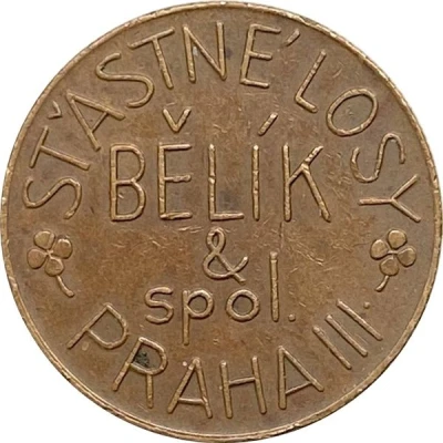 Token - Stastne Losy Belik and Spol (Prague) ND front