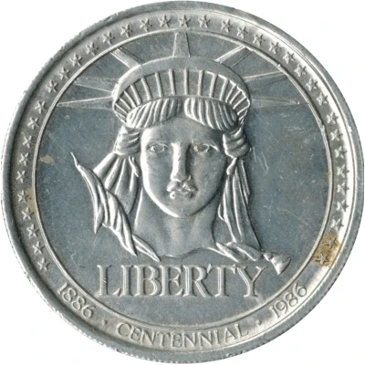 Token - Statue of Liberty Centennial front