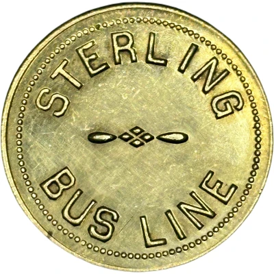 Token - Sterling Bus Line Litchfield, New Hampshire ND front