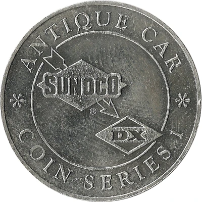 Token - Sunoco Antique Car Coins - Series 1 Detroit Electric back