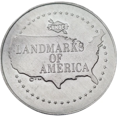 Token - Sunoco Landmarks of America Air Force Academy back