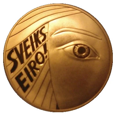 Token - SveiksS Eiro! Welcome Euro! front