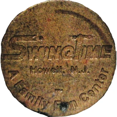 Token - Swingtime Family Fun Center (Howell, New Jersey) ND front