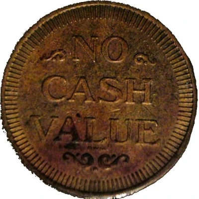 Token - Swingtime Family Fun Center (Howell, New Jersey) ND back