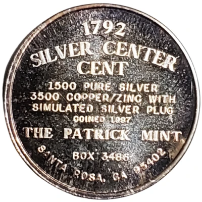Token - The Patrick Mint Santa Rosa, California back