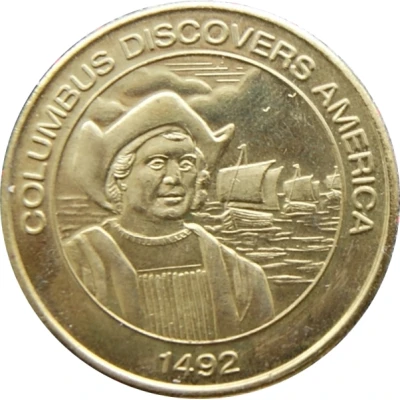 Token - The Sunoco Millenmium Coin Series 1 - Columbus Discovers America front