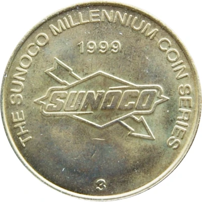 Token - The Sunoco Millenmium Coin Series 3 - Signing of US Constitution back