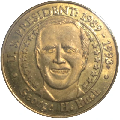 Token - The Sunoco Presidential Coin Series 2 - George H. Bush front