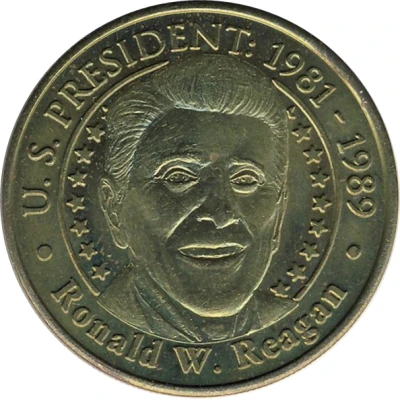 Token - The Sunoco Presidential Coin Series 3 - Ronald Reagan front