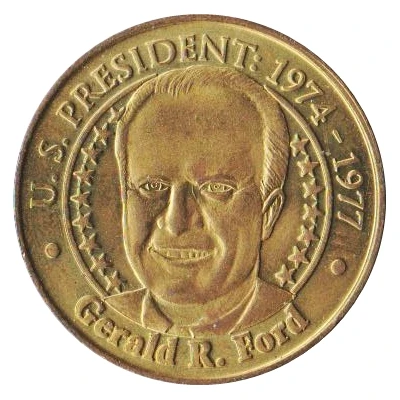 Token - The Sunoco Presidential Coin Series 5 - Gerald R. Ford front