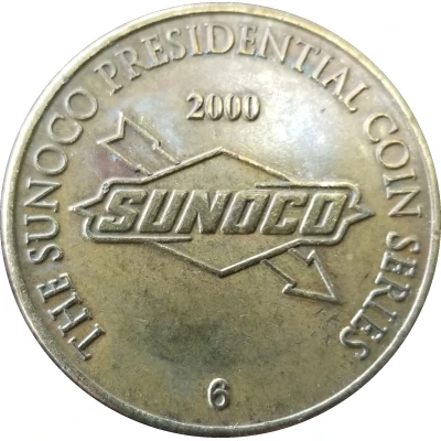 Token - The Sunoco Presidential Coin Series 6 - Richard M. Nixon back