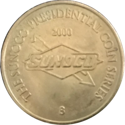 Token - The Sunoco Presidential Coin Series 8 - John F. Kennedy back