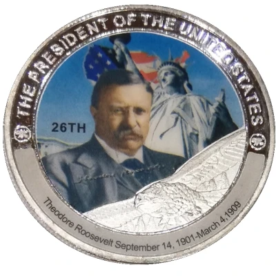 Token - Theodore Roosevelt 26th President ND front