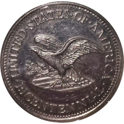 Token - US Independence Bicentennial back
