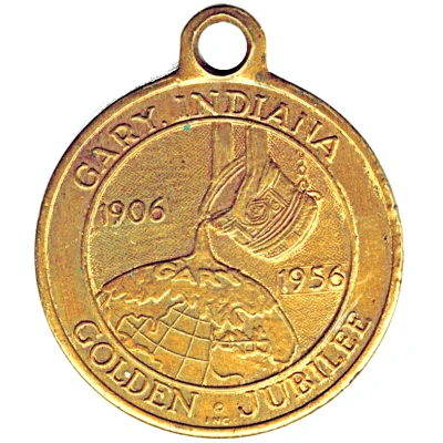 Token - USS American Bridge Division Gary, Indiana back