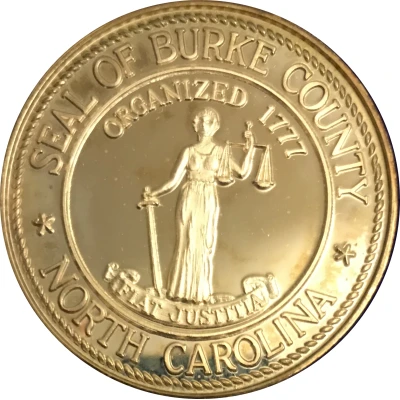 Token - United States Bicentennial, Burke County, North Carolina front