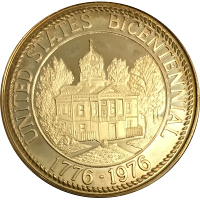 Token - United States Bicentennial, Burke County, North Carolina back