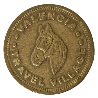 Token - Valencia Travel Village (Castaic, California) ND front