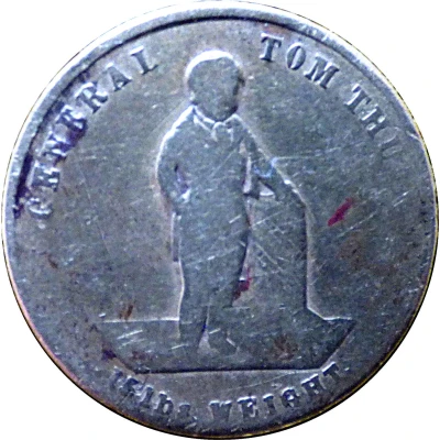 Token - Victoria P.T. Barnum Tom Thumb ND back