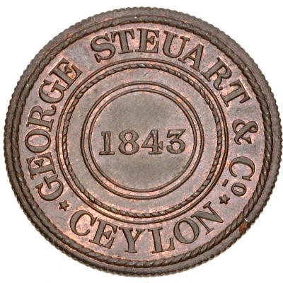 Token - Wekande Mills Ceylon front