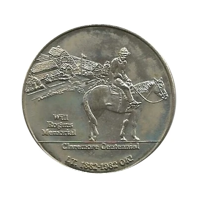 Token - Will Rogers Memorial Claremore, Oklahoma front