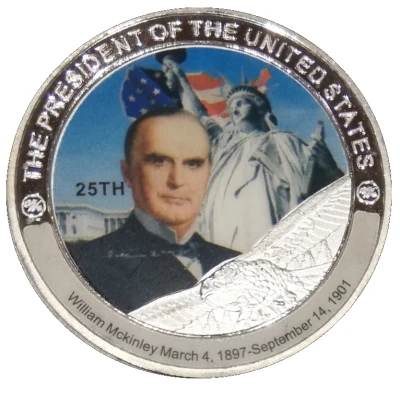 Token - William Mckinley 25th President ND front