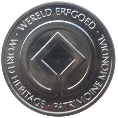 Token - World Heritage Belforten; colorized back