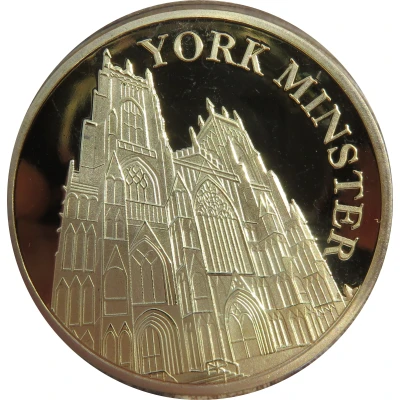 Token - York Minster (gold coloured) ND front