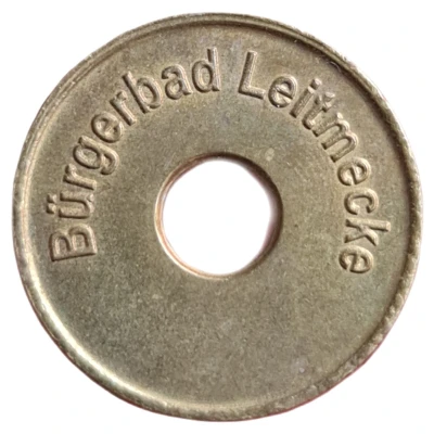 Token - public bath (Bürgerbad Leitmecke) ND front