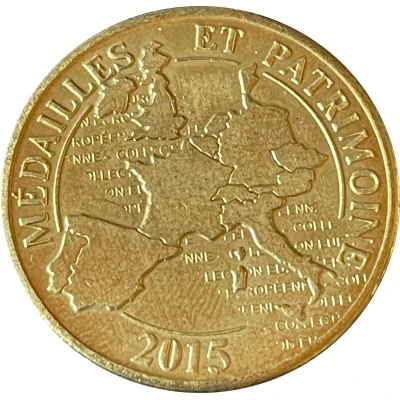 Tourist token - Médailles et patrimoine - Fourvière back