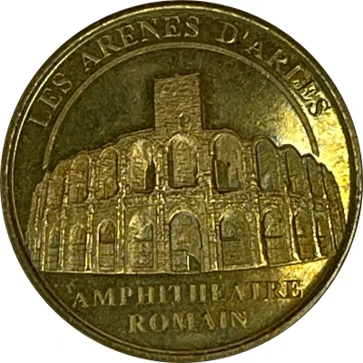 Tourist token - Médailles et patrimoine - Les arènes d'Arles front