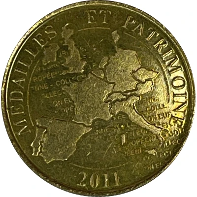 Tourist token - Médailles et patrimoine - Les arènes d'Arles back