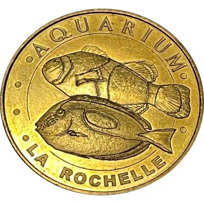 Tourist token - Monnaie de Paris - Aquarium La Rochelle front
