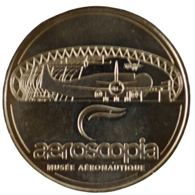 Tourist token - Monnaie de Paris - Blagnac - Aeroscopia cupronickel front