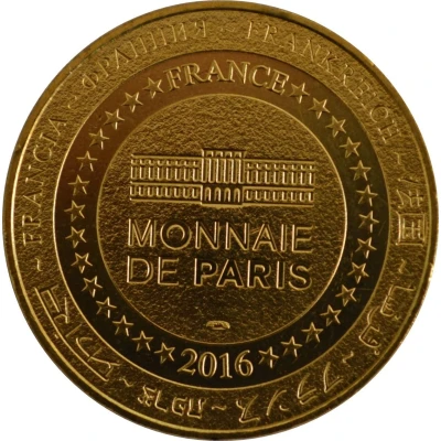 Tourist token - Monnaie de Paris - Brest - Océanopolis phoque à moustache back