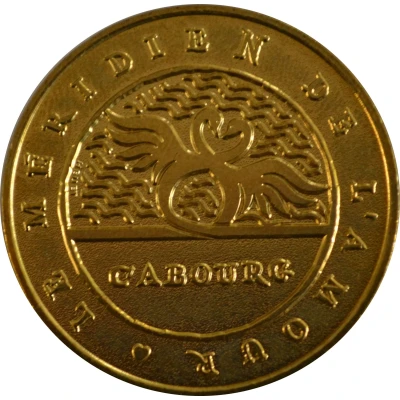 Tourist token - Monnaie de Paris - Cabourg - Méridien de l'amour front