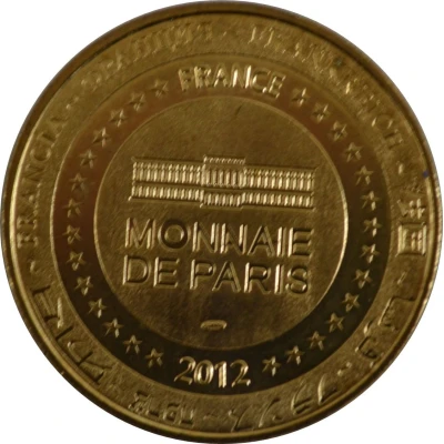 Tourist token - Monnaie de Paris - Castelnaud-la-Chapelle - Château des Milandes n° back